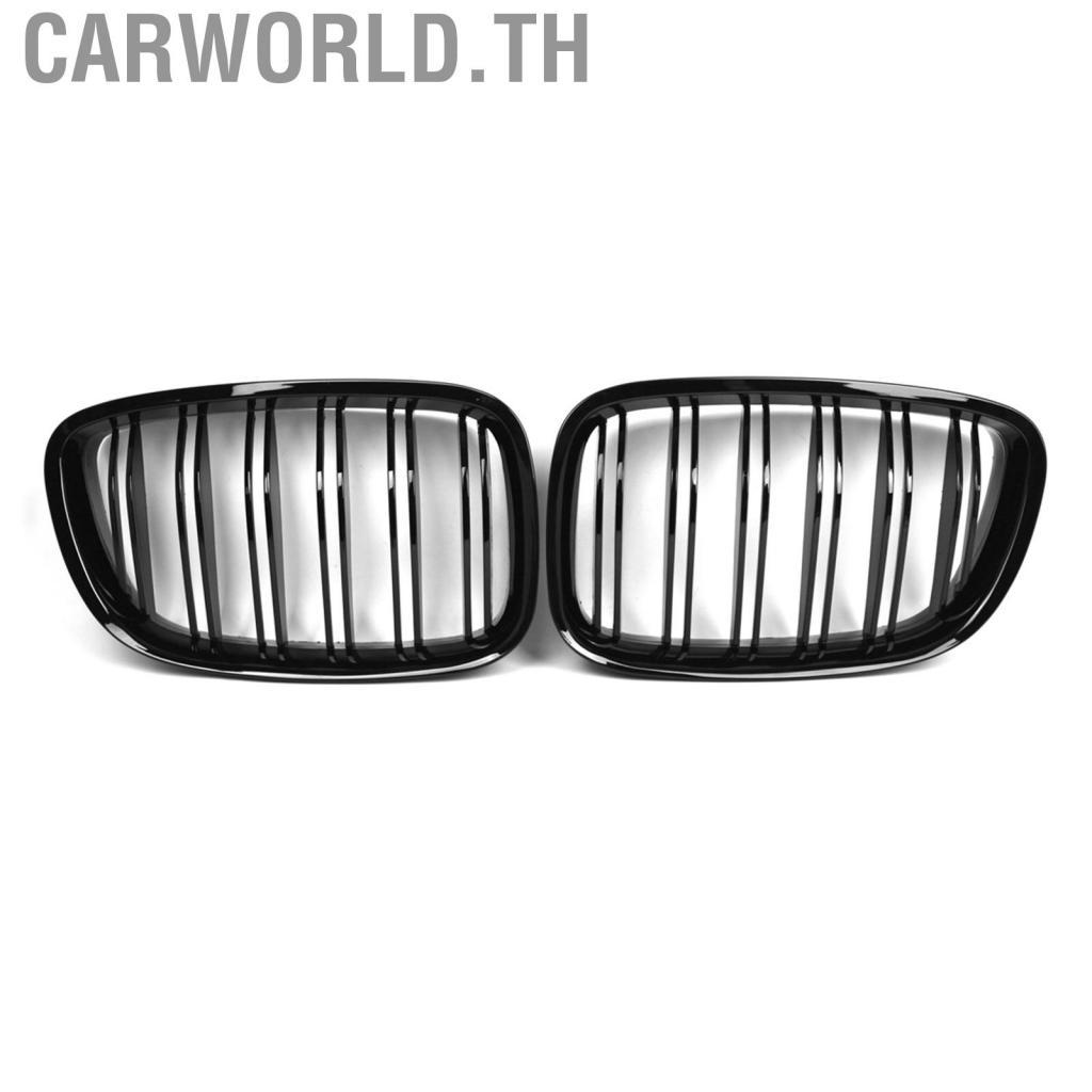 Carworld.th Carworld.th BORTT ด้านหน้าย่าง Kidney Grills 1 คู่ตะแกรงกลางสำหรับ 5 Series GT F07 2009-