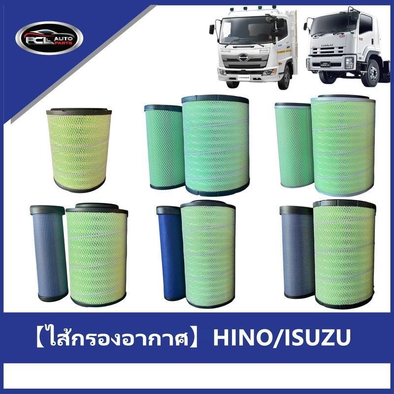 【ไส้กรองอากาศ】HINO/ISUZU คอลเลกชันผลิตภัณฑ์ (FOR:MEGA、GXZ、DACA、NPR、NMR、NLR、DECA、ROCKY、VICTOR、JO8C) ร