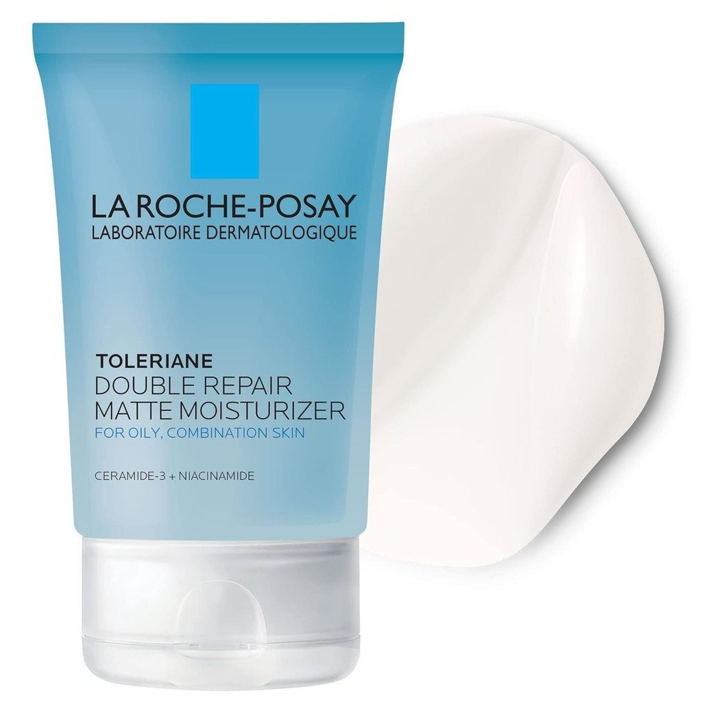 La Roche-Posay Toleriane Double Repair Matte Face Moisturizer, Daily Moisturizer สําหรับผิวมันด้วยเซ