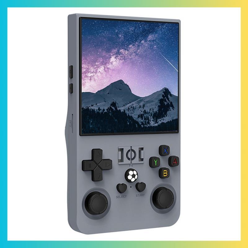 R36MAX Retro 128GB เกมคอนโซลมือถือ 128GB 4.0 นิ้วหน้าจอ IPS สําหรับ Linux ระบบแบบพกพามือถือเครื่องเล