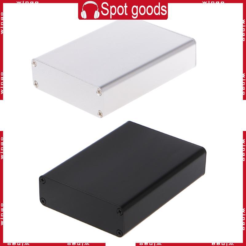 WIN กล่องอลูมิเนียมสําหรับกรณีโครงการอิเล็กทรอนิกส์สําหรับบอร์ด PCB DIY 110x84x28 มม.