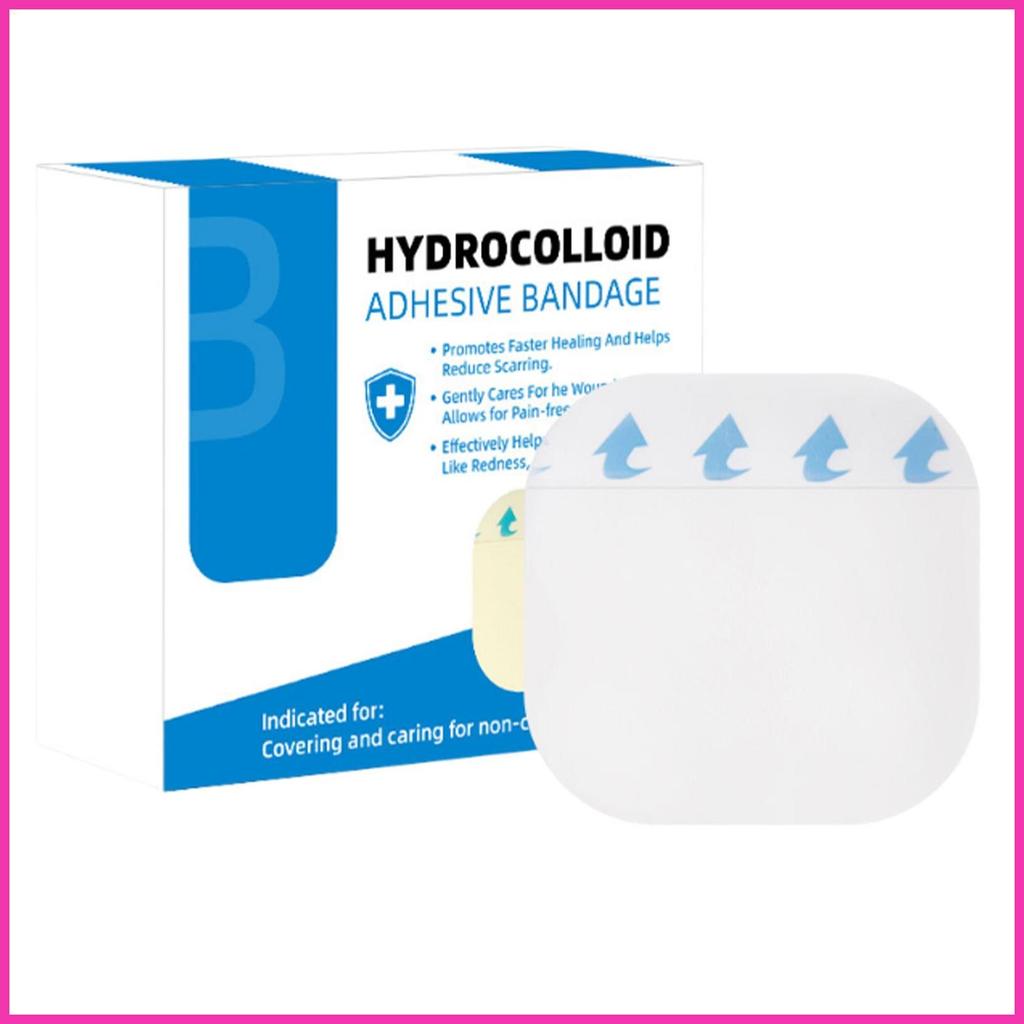 Hydrocolloid Roll Hydrocolloid Tape 5 แผ่นอ่อนโยนกันน้ํายืดหยุ่นตัด Patch สําหรับเดินทางว่ายน้ําเยาว