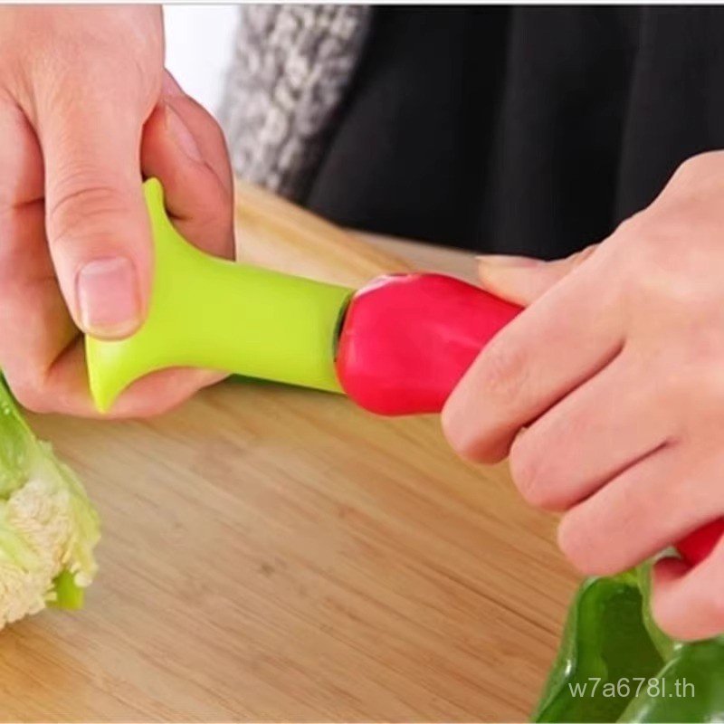 2 ชิ้น Chili Seed Remover Core Remover Creative ประหยัดแรงงาน Gadget ครัว SEED Digger ง่ายผักผลไม้ H