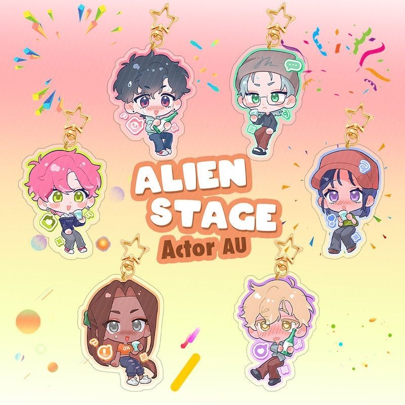 พวงกุญแจ ALIEN STAGE ผู้หญิงพวงกุญแจนักแสดงยุโรปสําหรับผู้ชาย IVAN TILL Mizi พวงกุญแจอะคริลิค Sua จี
