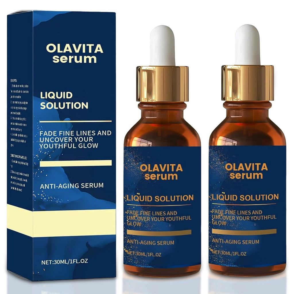 เซรั่มบํารุงผิวหน้า, Olavita Liquid Solution Anti Aging Serum, Vitamin C & E Serum, ส่งเสริมการสร้าง