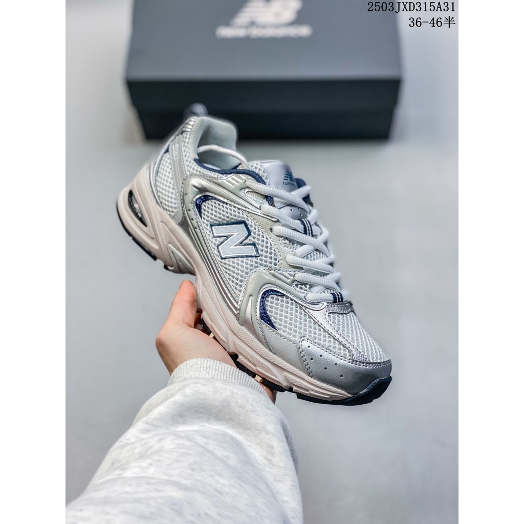 NB530 N-Shape 530 รองเท้าวิ่งย้อนยุคสไตล์คลาสสิกเทคโนโลยีใหม่การออกแบบเรียบเรียบง่าย 03JXD315A31