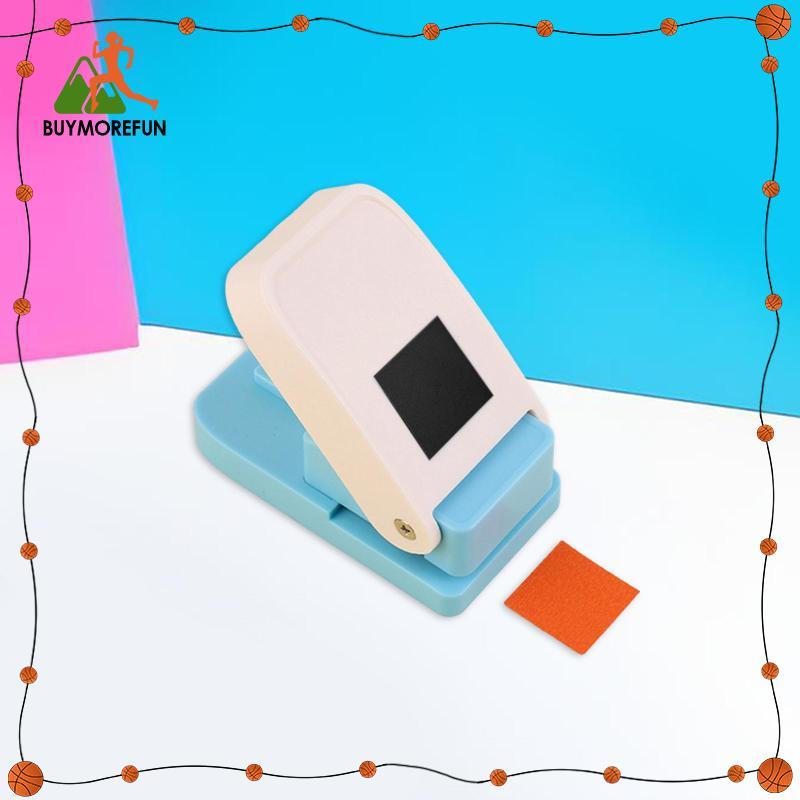 [ซื้อเพิ่มเติมสนุก] Square Tab Punch Craft Paper Punch สําหรับการ์ดโครงการทํามือทําโน๊ตบุ๊ค