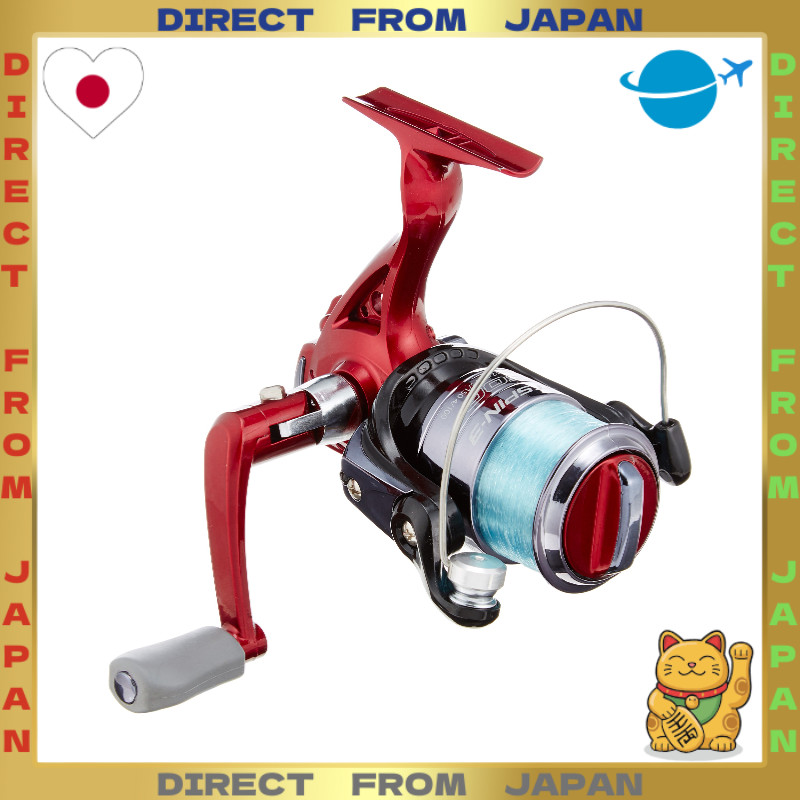 【DIRECT FROM JAPAN】OGK Night Spin 3 2500 Black/Red NSP32500KR — Spinning Reel That Lights Up When Ro