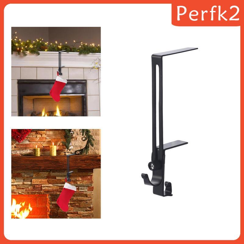 [Perfk2] Christmas Stocking Hangers Christmas Stocking Holder Ornament Adjustable Baubles