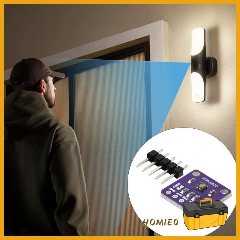 HOMIE0 ความแม่นยํา 16Bit VEML6030 โมดูลเซ็นเซอร์แสงพร้อมการสื่อสาร I2C สําหรับอุตสาหกรรมและบ้านอัจฉร