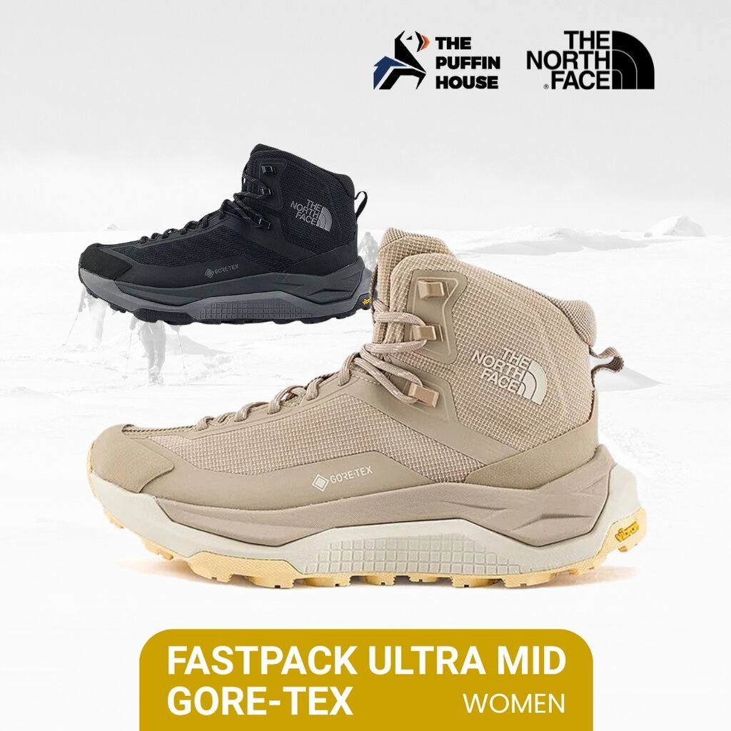 THE NORTH FACE รองเท้าเดินป่า ข้อสูง กันน้ำ สำหรับผู้หญิง W FASTPACK ULTRA MID GORE-TEX