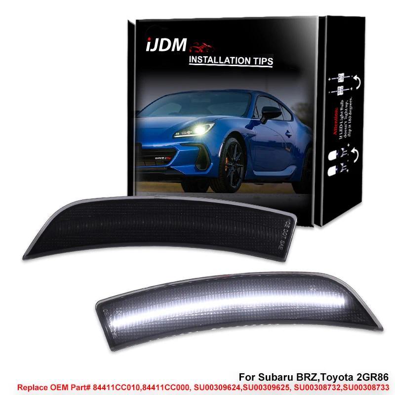 SUBARU IJDMสไตล์สําหรับToyota GR86 ZN8 สําหรับSubaru BRZ ZD8 2022 + กันชนLed Fender Flaresด้านข้างMA
