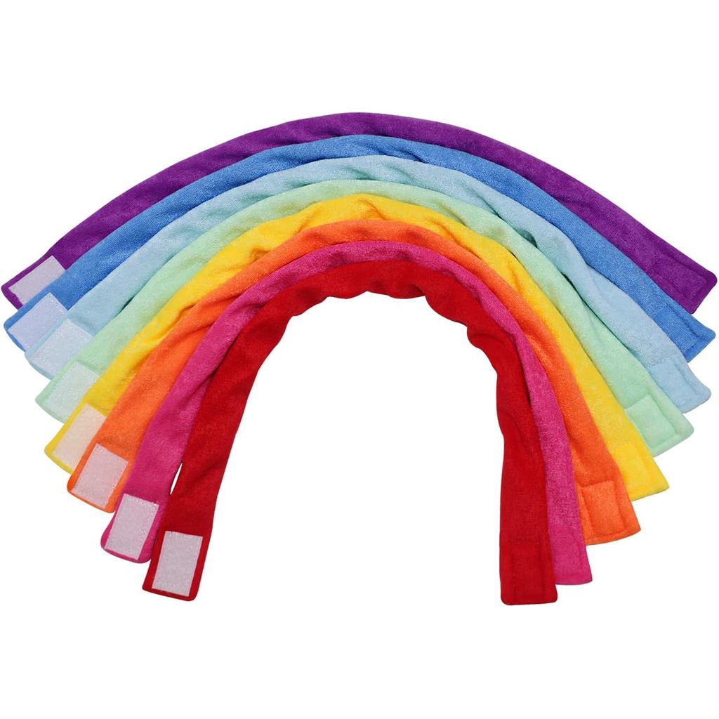 สร้อยคอเคี้ยวสําหรับเด็กประสาทสัมผัส, 8 แพ็คผ้าเทอร์รี่การงอกของฟันสร้อยคอเคี้ยวสําหรับเด็กหนุ่มๆสาว