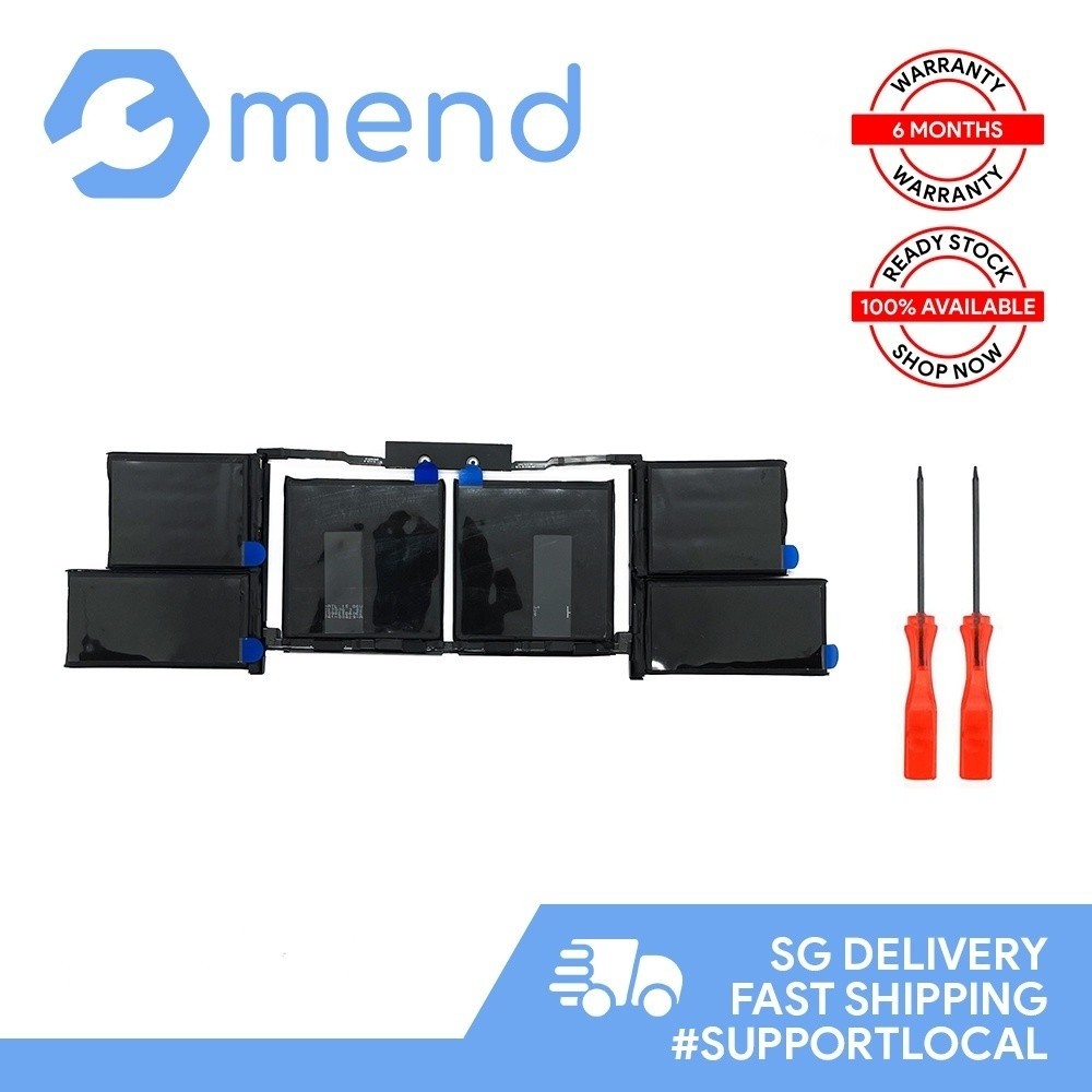 Battery for MBP 15 inch Touch A1990 Mid 2018 2019 Battery Model: A1953