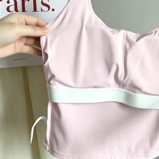 YOGATRUTHSports Bra เซ็กซี่ Halter U-คอกันกระแทกแห้งเร็ว Slim Vest โยคะพิลาทิส