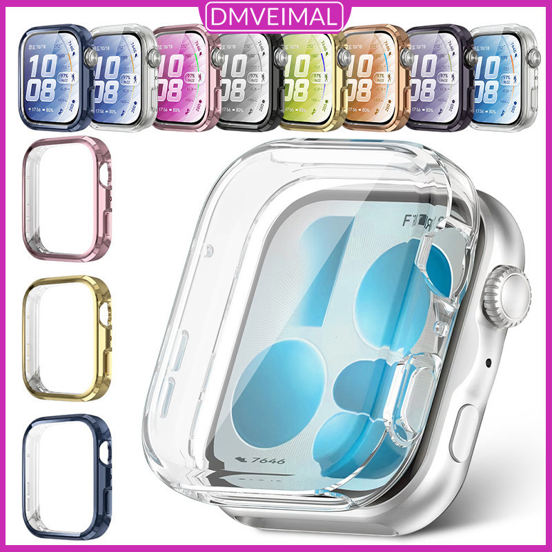 เคส TPU นุ่มเต็ม กรอบกันชน ครอบปกป้องหน้าจอ อุปกรณ์เสริม for Huawei Watch Fit 5 4 3 / 5 Pro / 4 Pro