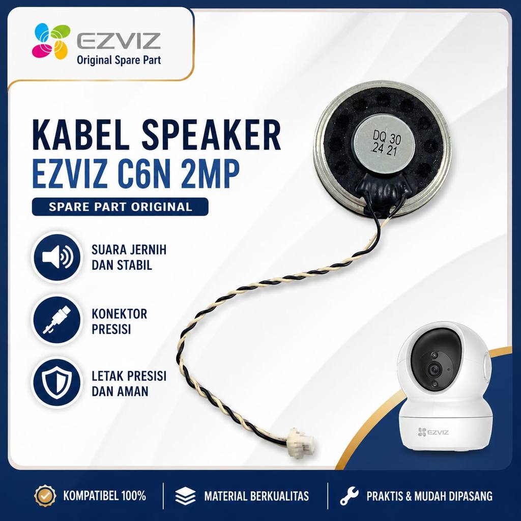 EZVIZ C6N 2MP กล้องวงจรปิดอะไหล่ลําโพงเดิมสําหรับ EZVIZ C6N 2MP กล้องวงจรปิดเสียงเชื่อมต่อภายใน