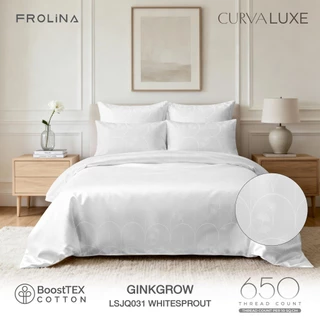 Frolina Curva Luxe Collection Set ผ้าปูที่นอน และ ปลอกผ้านวม BoostTex Cotton 650TC