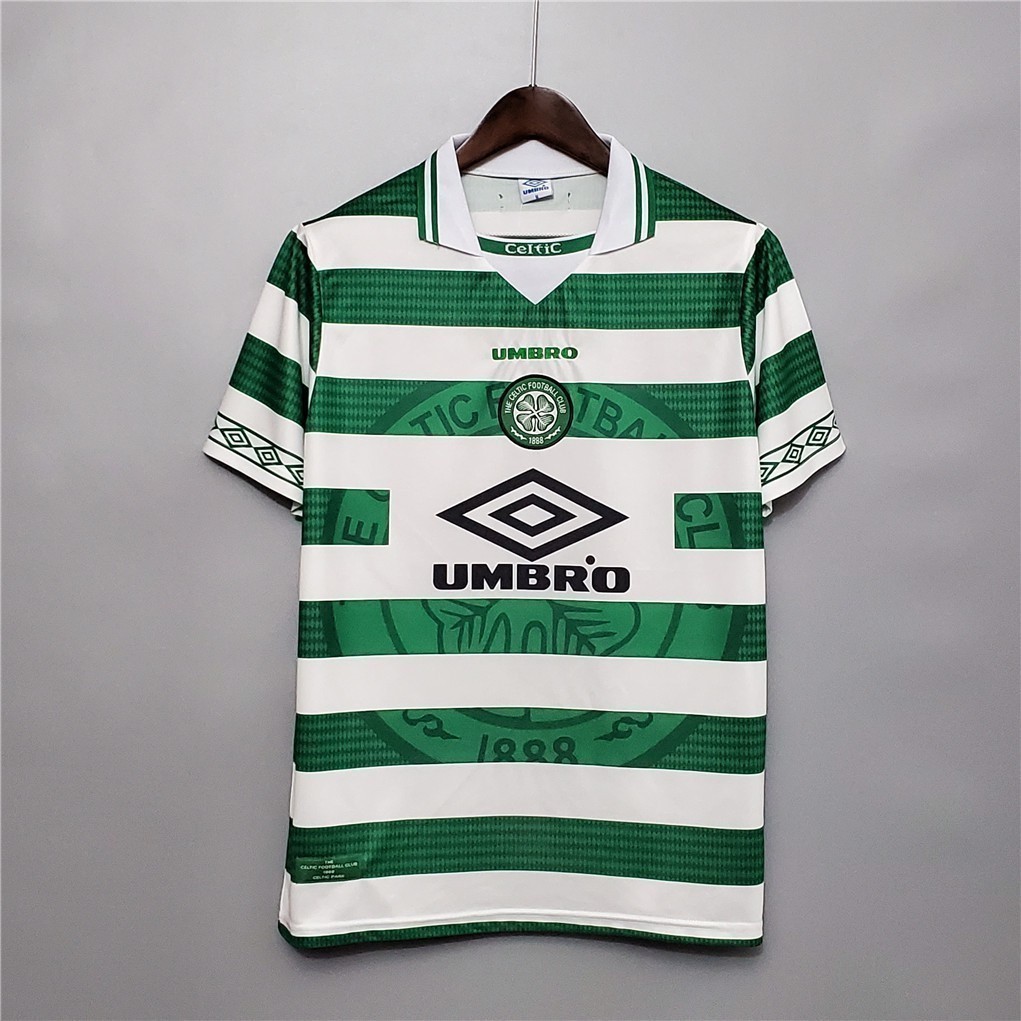 1998 1999 Celtic Home Retro เสื้อฟุตบอล Selt เสื้อฟุตบอล 1998 1999