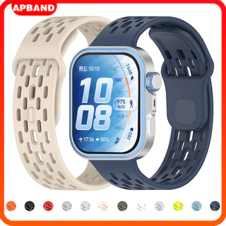สายพันธุ์ซิลิโคน for Huawei Watch Fit 5 5 Pro 4 4 Pro สายรัดนาฬิกาแบบยางกีฬา อะไหล่เสริม for Huawei Fit 5/5 Pro