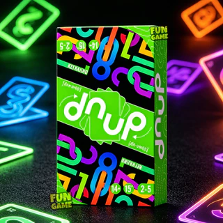 DNUP การ์ดเกม Fast Competitive Hand Clearing Party เกมกระดานสําหรับ 2-5 ผู้เล่นเกมการ์ดกลยุทธ์สําหรับครอบครัว