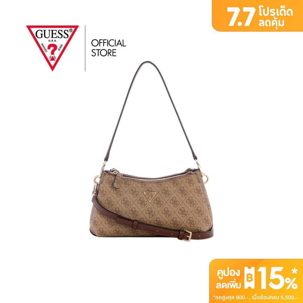 GUESS กระเป๋า รุ่น BG967273 NOELLE II 3 COMP SHLDR XBODY สีน้ำตาล