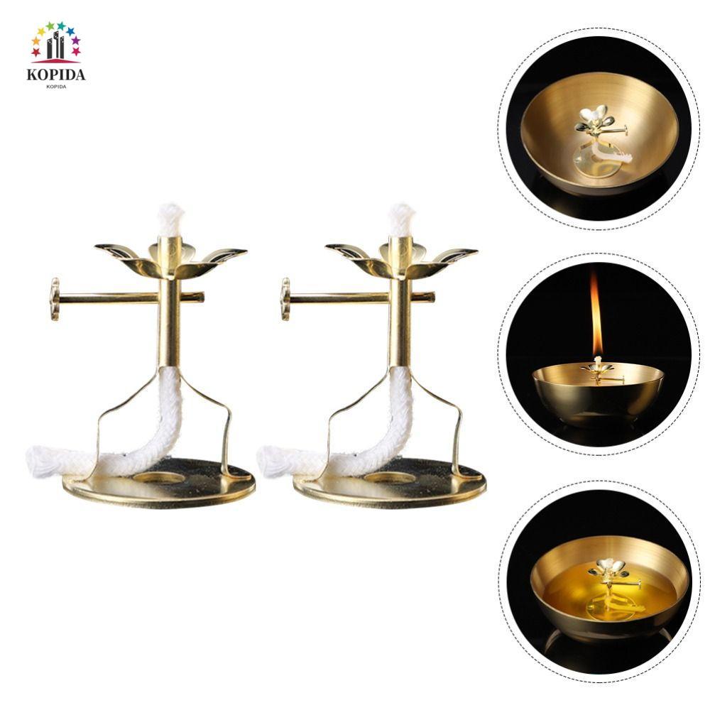 WILLIS Wick Holder Stable Oil Lamp ทนทานพร้อม Wick ฐาน Wick Alloy