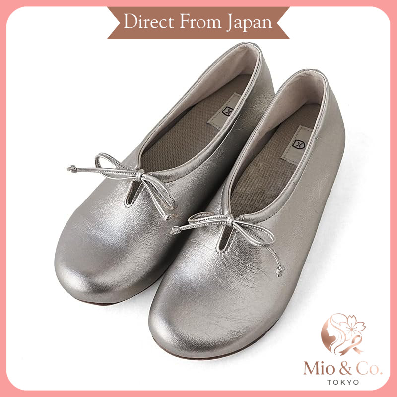 Belle & Sofa Lightweight Slip-On Ballet Flats with Ribbon - Comfortable, Pain-Free Travel Shoes for 