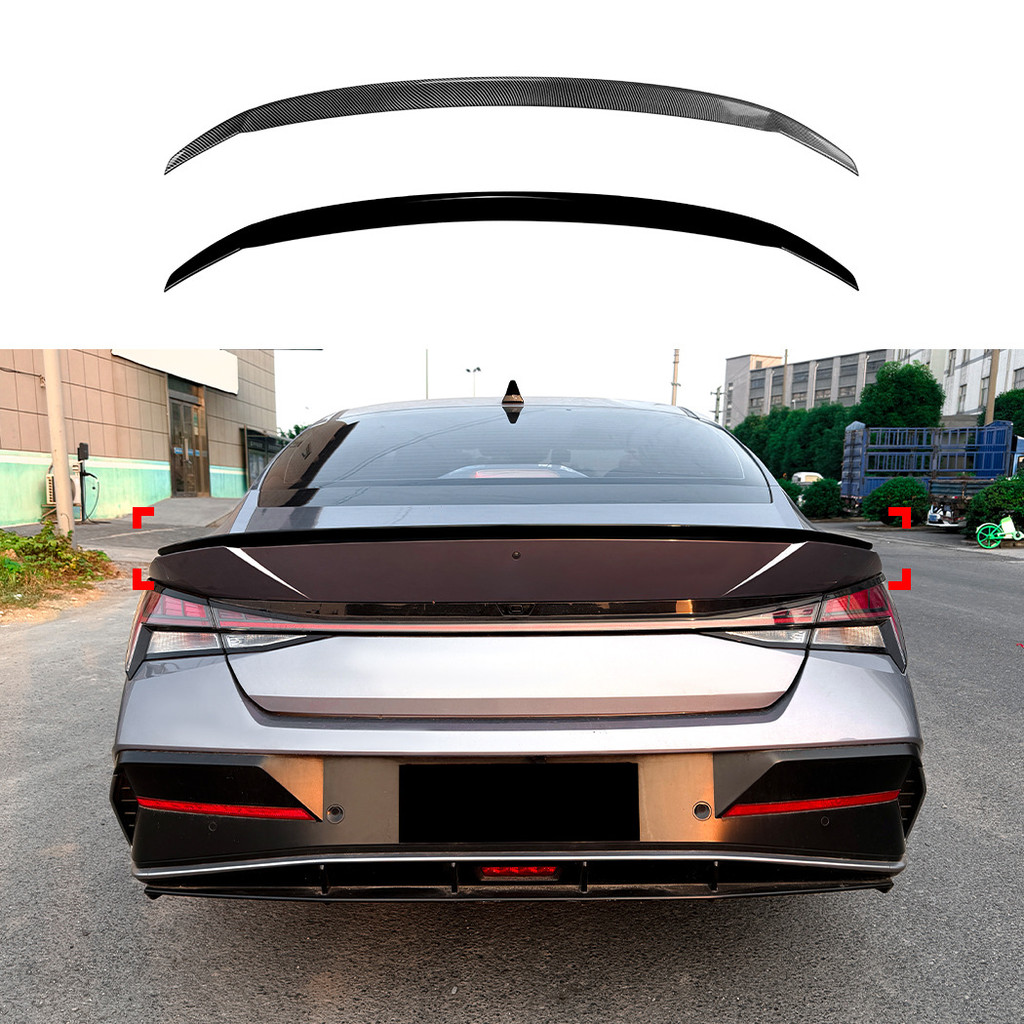 เหมาะสําหรับ Hyundai Elantra Elantra MK7 2021 + N Line Original Factory สปอยเลอร์ด้านหลังการปรับเปลี