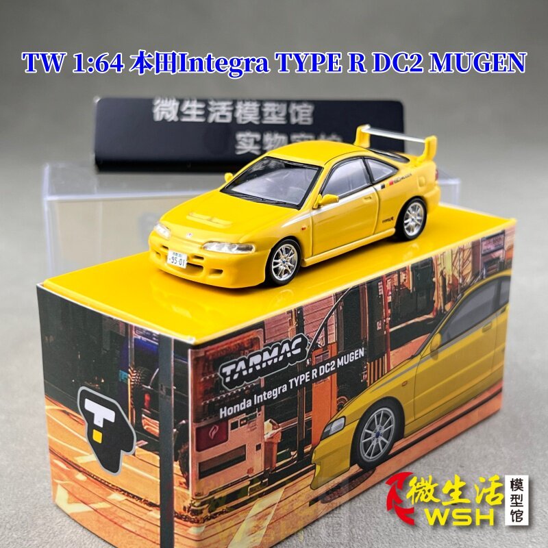 Ready Stock Sale - TW 1: 64 Honda Integra TYPE R DC2 MUGEN โมเดลรถอัลลอย TarmacWorks