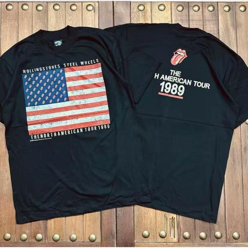 พร้อมส่ง เสื้อยืดผู้ชายลายวง Rolling Stone ลิ้นป้าย Easy รูปที่ 3