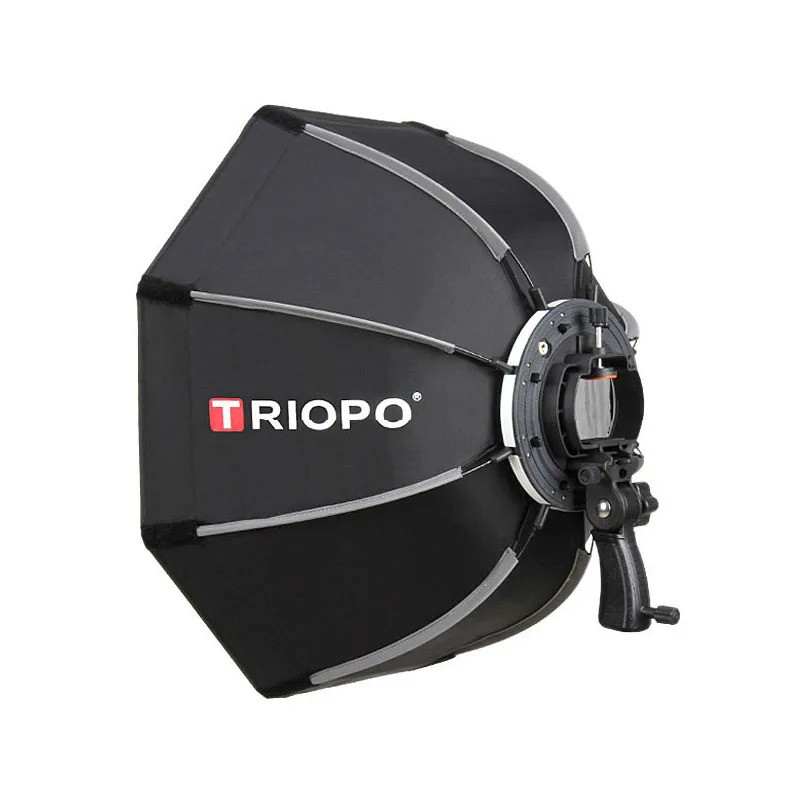 100% ใหม่ยี่ห้อใหม่ TRIOPO 65 ซม.KX65 ซม.Octagon ร่ม Softbox กล่องนุ่มสําหรับ Godox AD200 V1 Speedli