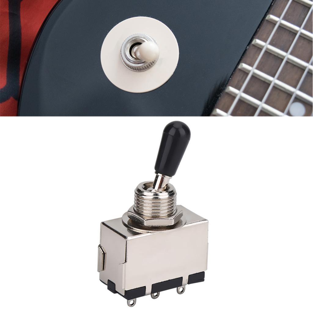 Tutoushop Guitar 3 Way Switch Enclosed Toggle Pickup Selector สําหรับอะไหล่ทดแทน