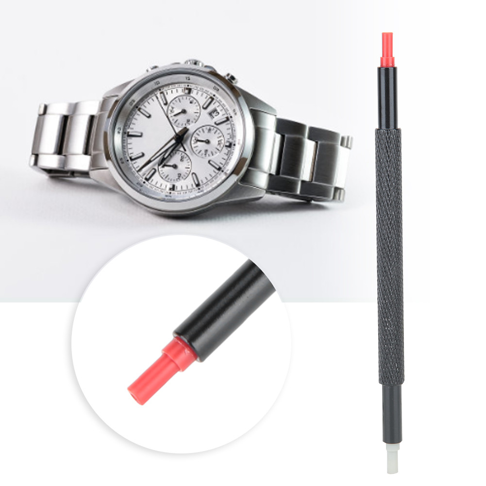 Henye 7404 Double Head Watch Hand Pressers Repairng Tool สําหรับช่างซ่อมนาฬิกาสีดํา