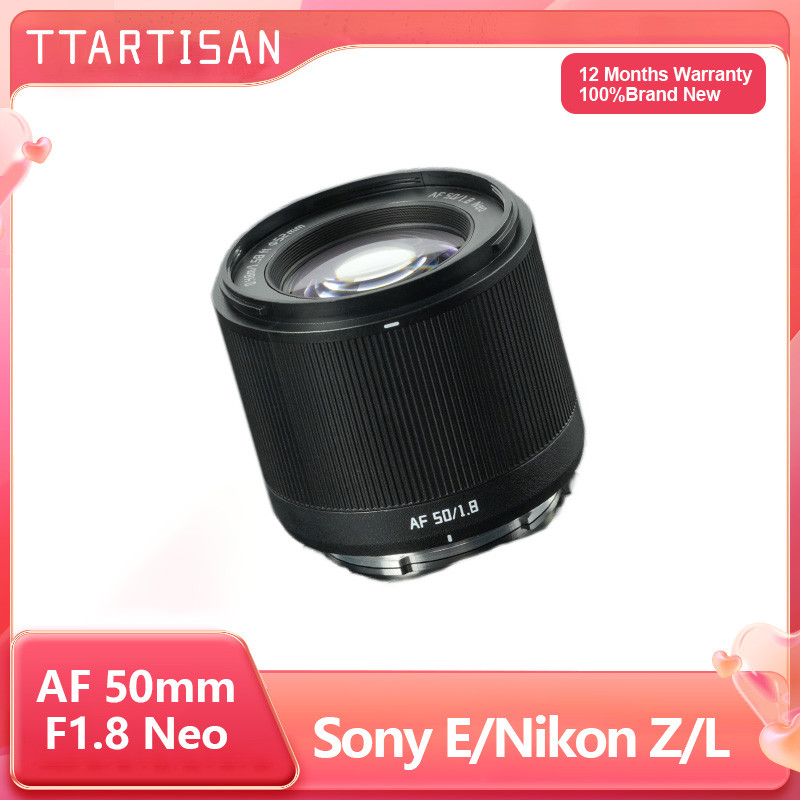 TTArtisan AF 50 มม.F1.8 Neo Full Frame Auto Focus รูรับแสงขนาดใหญ่เลนส์ความยาวโฟกัสคงที่สําหรับ EZ