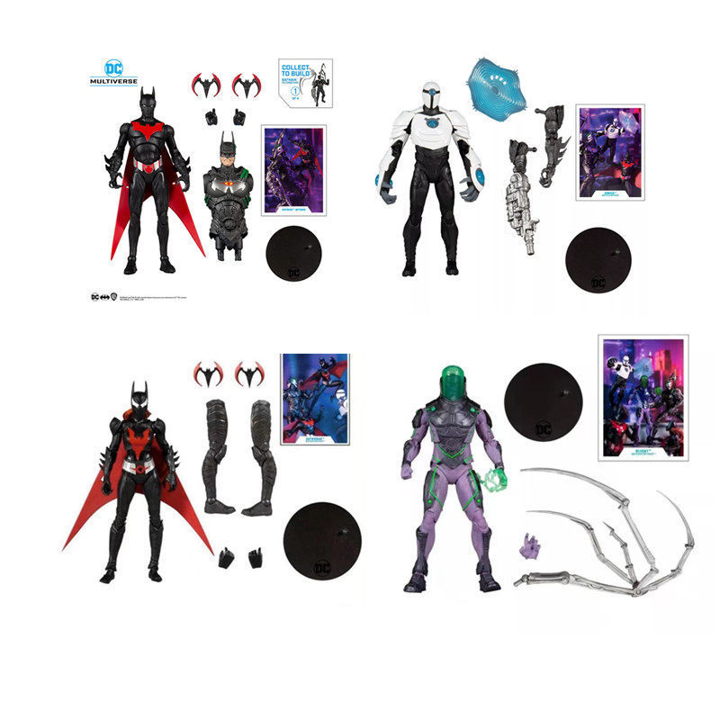 Authentic McFarlane Jokerbot Batman Beyond Futures End 7'' Collectible Mecha Figure