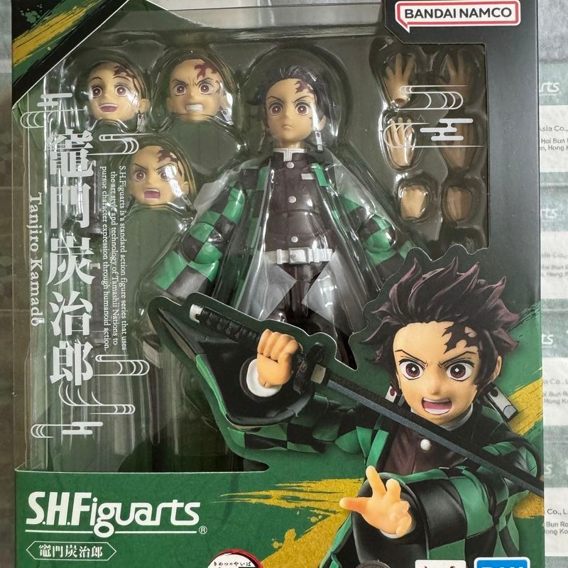 สต็อกพร้อมส่งใหม่ล่าสุด SHF Demon Slayer Blade Tanjiro Kamado Do-It-to-