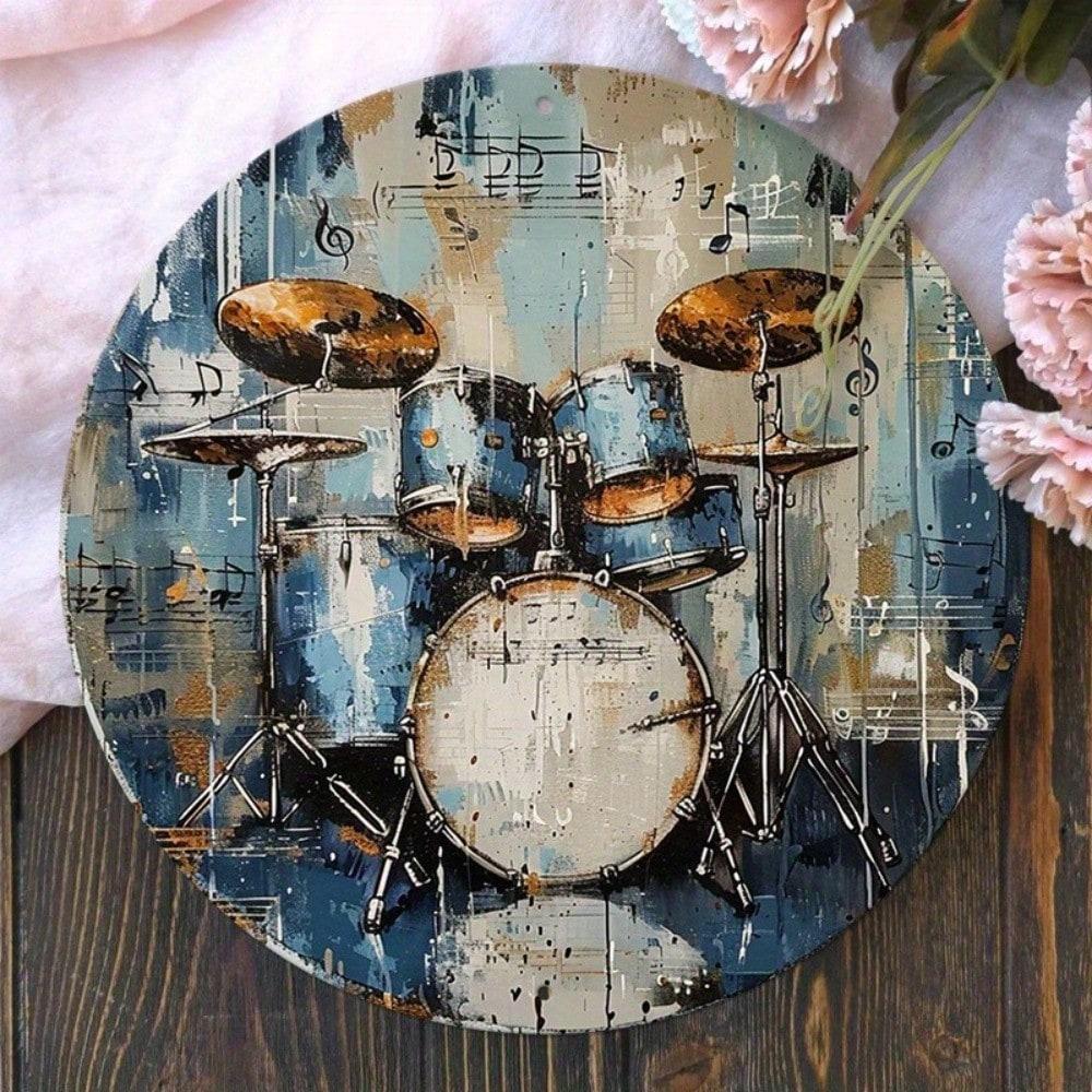 CIFbuy Vintage Tin Sign Rustic Metal Wall Decor กันน้ํา Weatherproof สําหรับ Music Studio Man Cave โ
