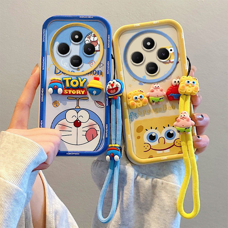 เคสโทรศัพท์กันกระแทกความงามสุภาพสตรีสไตล์พร้อมเชือกเส้นเล็กสําหรับ POCO c85 c85x c75 c71 c65 c61 c55
