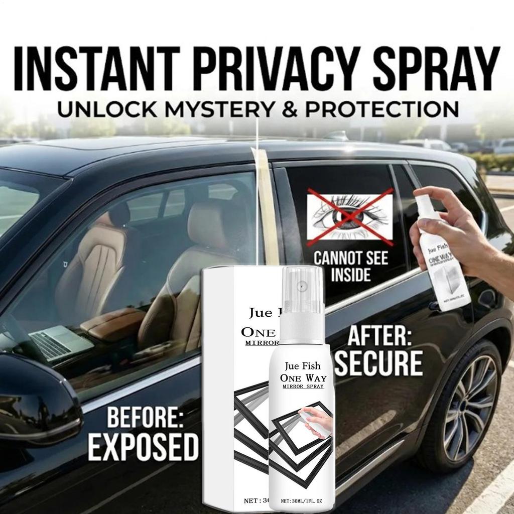 สเปรย์สะท้อนแสงสําหรับหน้าต่าง 30ml เคลือบกระจกรถยนต์ Window Tint ฟิล์มเคลือบสเปรย์สําหรับไดร์เวอร์ Renter Homeowner yikuikuiath