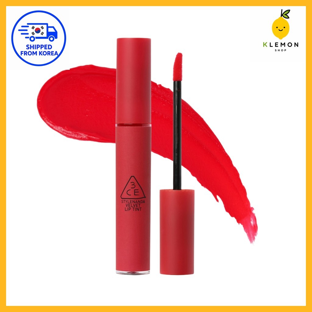 [KOREA] 3CE Velvet Lip Tint, 1 ชิ้น / Korean Velvety Finish Lip Tint