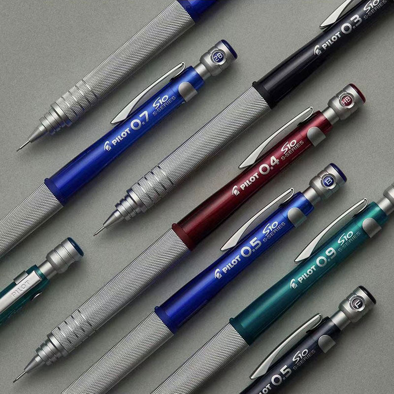 Japan Japan PILOT Metal Low Center of Gravity S10 Needle Mechanical Pencil 0.3 0.4 0.5 0.9 วาด Baile