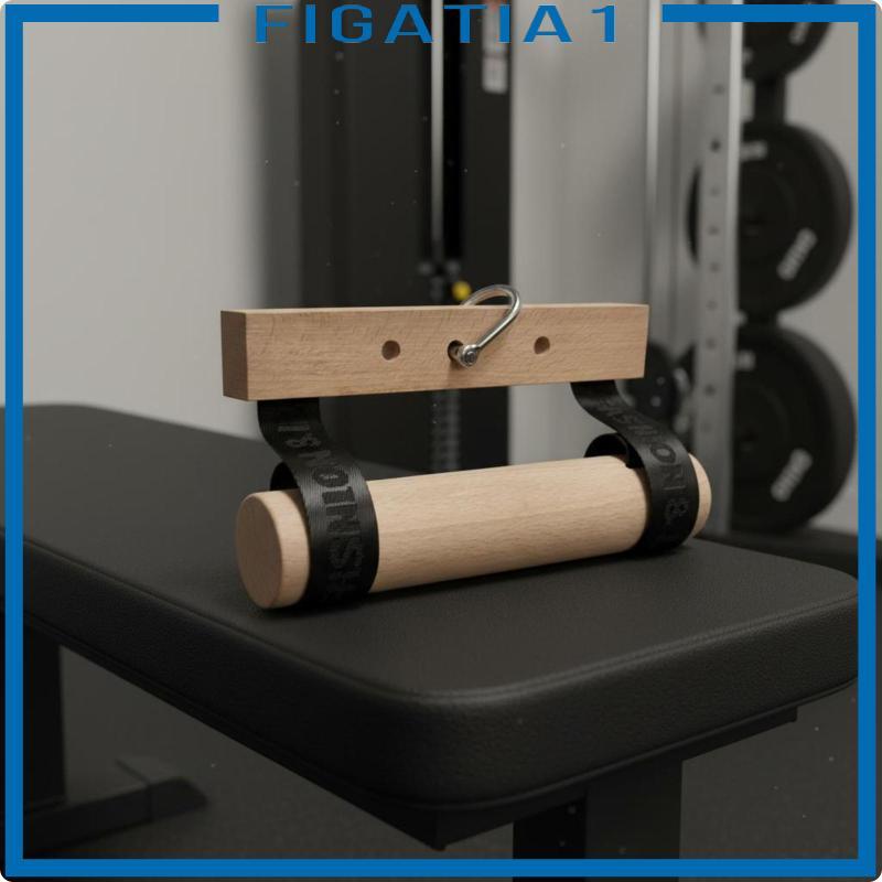 [figatia1] Arm Wrestling Beech Wood Wrist Strength Smooth Arm Wrestling Handle Set