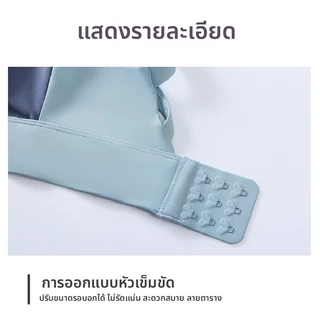 ชุดชั้นในกีฬาแบบไขว้ด้านหลังการออกแบบสองสีถ้วยชิ้นเดียวกันกระแทกหน้าอกแน่นนุ่มระบายอากาศไม่เสียรูปง่ายเหมาะกับการเล่นโยคะออกกํา