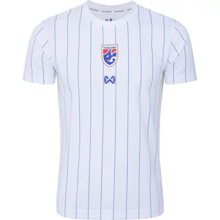 ใหม่ล่าสุด!! Warrix เสื้อฟุตบอลทีมชาติไทย 26/27 คอกลม Cheer Edition รหัส WA-262FBATH53