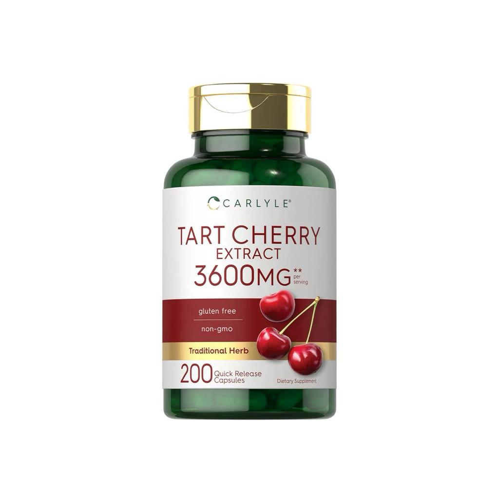 Carlyle Tart Cherry Extract Capsules | 00 Count | Non-GMO and Gluten Free Formula | Traditional Herb