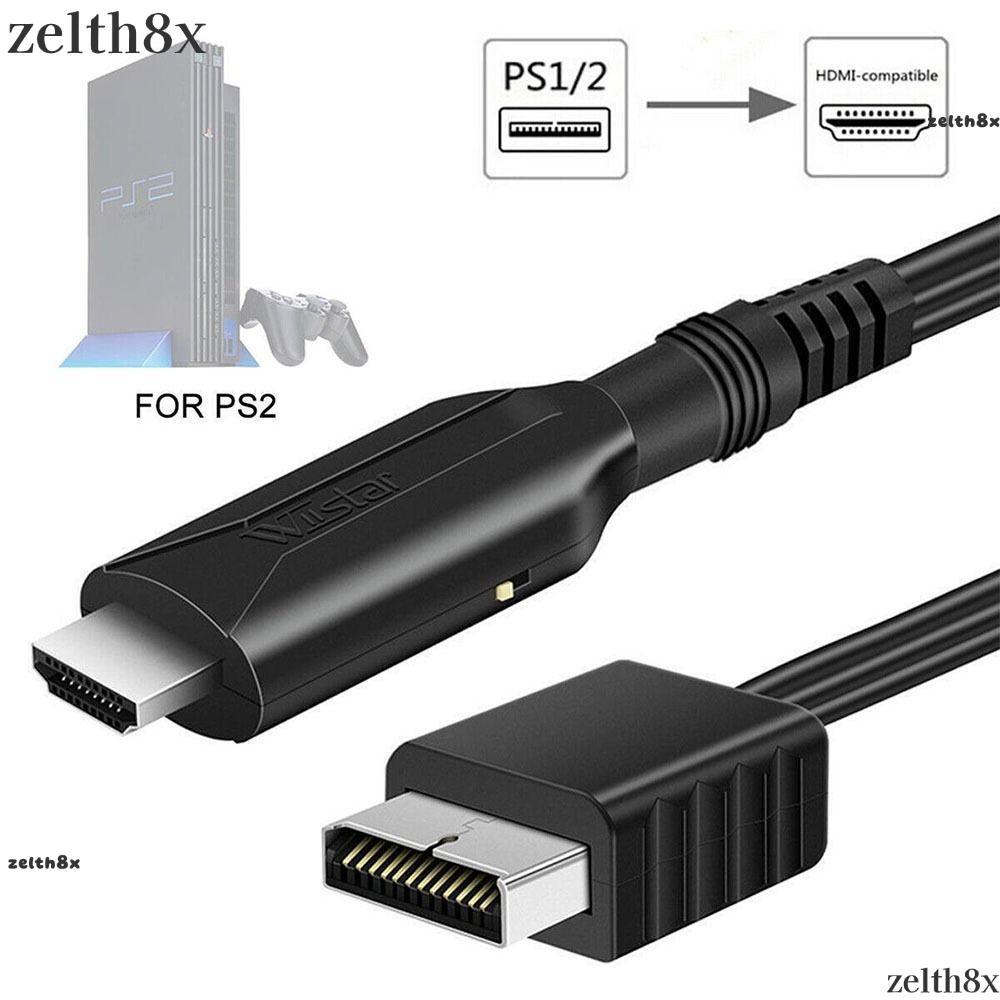 ZELTH PS2 เป็นอะแดปเตอร์ HDMI สาย HDMI Full HD PC HDTV PS2/PS1 ถึง HDMI