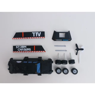 Delta Force Tiv2 ของเล่น Storm Chaser รถรุ่นรถ DIY 3D การพิมพ์เคลื่อนย้ายได้ของเล่น