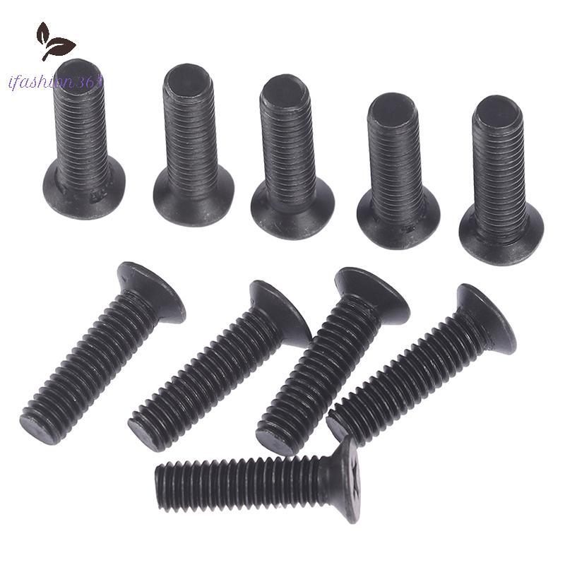 [LF] 10 ชิ้นสกรูยึด M6*22 ด้ายมือซ้ายสําหรับ 1/2UNF เจาะ Chu Shank อะแดปเตอร์ VN