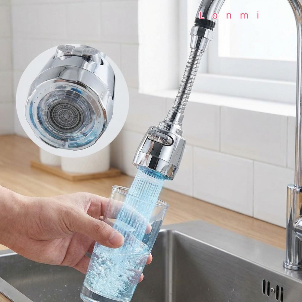 LONMI Tap Sprayer, Rotatable Universal Fit Water Filter,ปรับกระแสเงินสดขยาย Booster Filter ประเภท Sp
